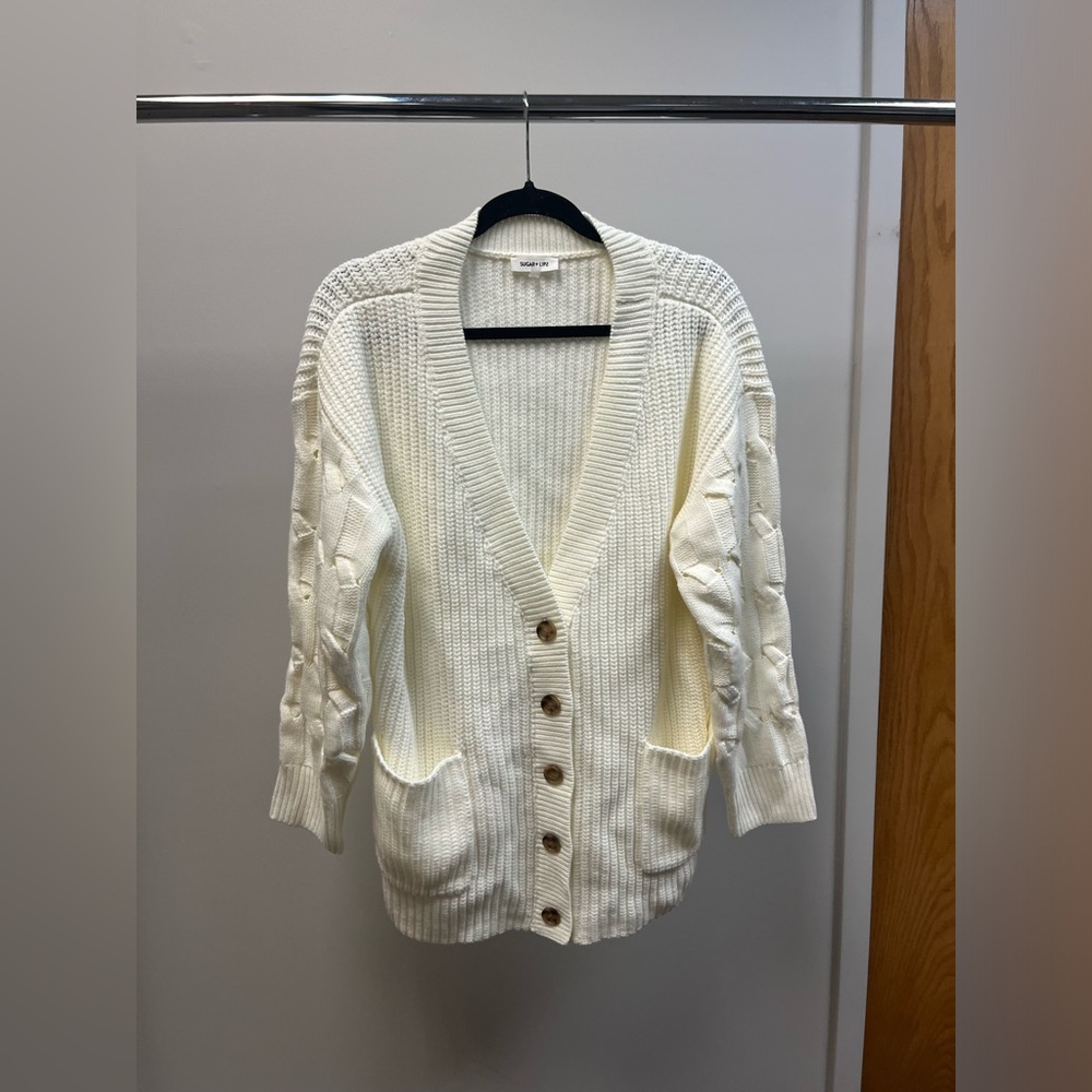 Sugar Lips Chunky Cardigan Sweater!